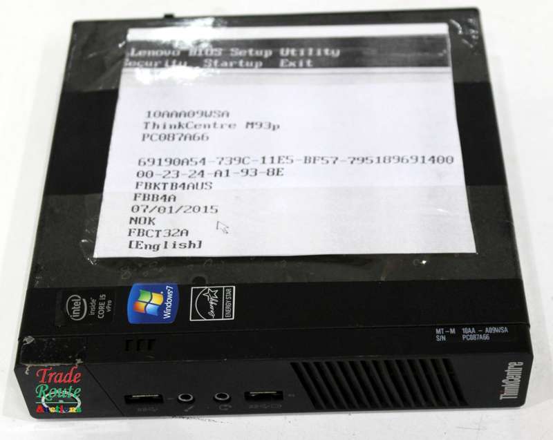 Lenovo ThinkCentre M93P Tiny Barebone Shell & Motherboard only NO Processor RAM SSD or Power Adapter