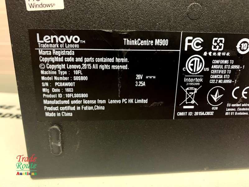 LENOVO M900 TINY Desktop Barebone Shell & Motherboard only - NO Processor RAM SSD or Power Adapter