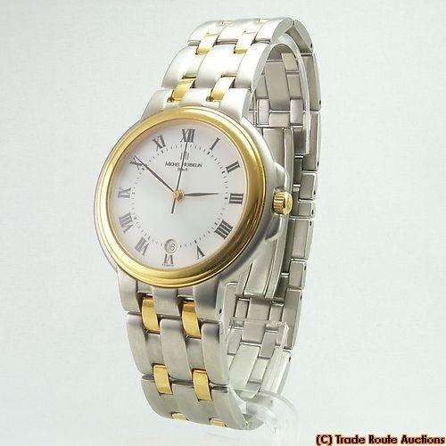 MICHEL HERBELIN DATE MENS TWO TONE WATCH - 12492 *** MICHEL HERBELIN *** R 8000