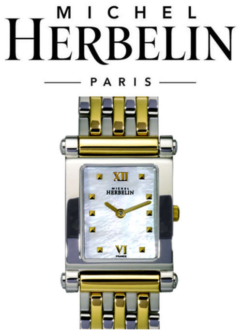 Michel Herbelin Ladies ANTARES COLLECTION 18K Gold Plated Watch 17049/B3T19  *** R 8,000-00 ***