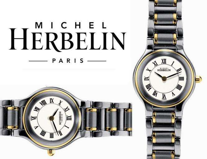 MICHEL HERBELIN WOMEN'S Two Tone BRACELET WATCH - 7027-BT01*** R 8,000-00 *** DEMO