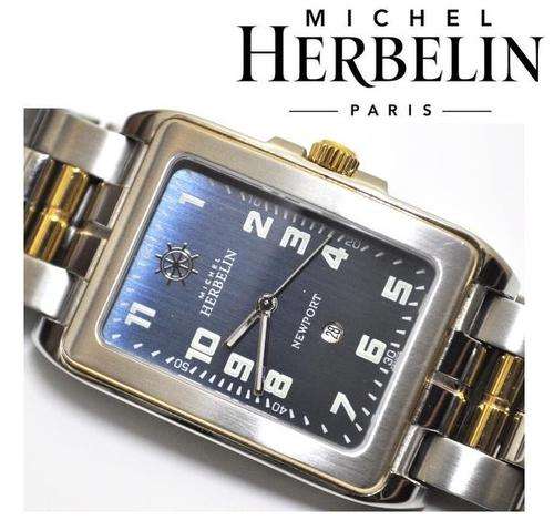 MICHEL HERBELIN Mens Two Tone Newport Watch 12884 - *** R 12,000-00 *** DEMO  - XMAS SPECIALS
