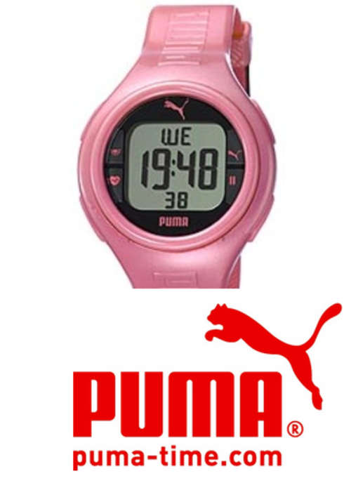 PUMA Women's PU910541008 Pulse Metallic Pink Heart Rate Monitor Watch - Brand new in box