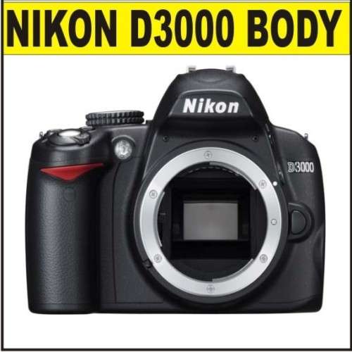 NIKON D3000 DSLR CAMERA 10.2 Megapixels (BODY ONLY)