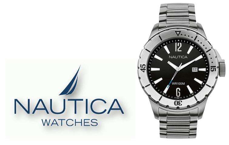 Nautica Mens NSR 05 Watch A18615G - Stainless Steel bracelet - Brand new in Box