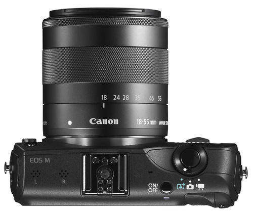CANON EOS M 18 MEGAPIXELS MIRRORLESS DIGITAL + CANON 18-55MM IMAGE STABILIZER LENS KIT