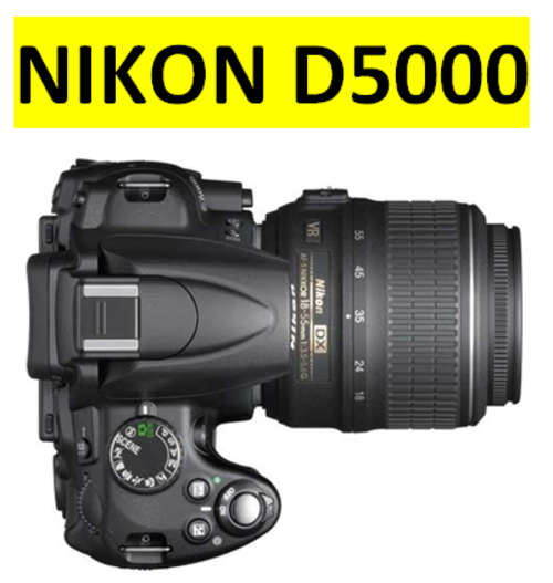 NIKON D5000 DSLR CAMERA BODY + 18-55mm VR LENS KIT