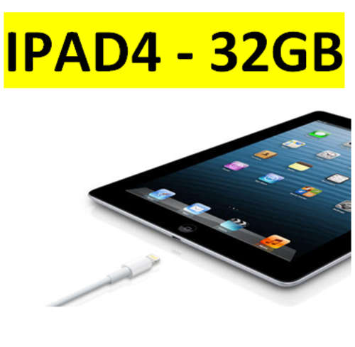 IPAD 4 | 32GB | WiFi | LATEST | BLACK | GENUINE APPLE  ***  IPAD4 RETINA DISPLAY  ***