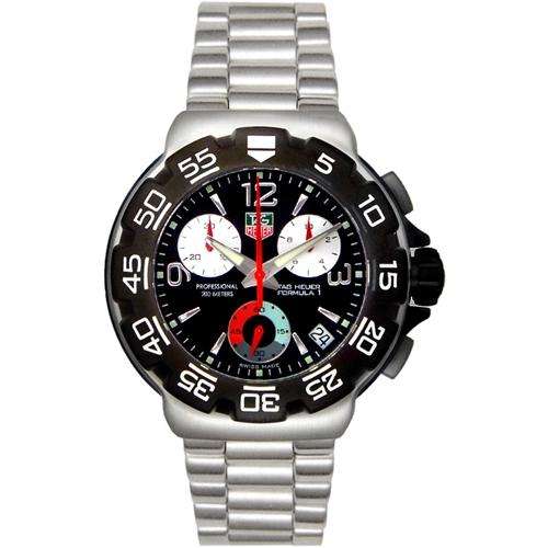 Authentic Tag Heuer Men's F1 Stainless Steel Multidial Chronograph Watch  *** TAG HEUER *** CAC1110