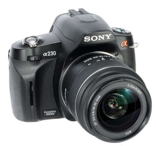 SONY ALPHA A230 DSLR DIGITAL CAMERA + 18-55 SONY LENS PROFESSIONAL DIGITAL SLR KIT