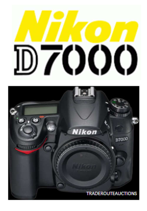 NIKON D7000 DSLR CAMERA Body 16.2 Megapixels PROFESSIONAL DSLR BODY - Cheapest on Bidorbuy