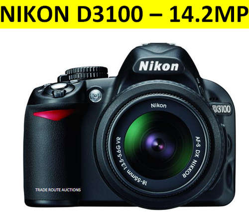 NIKON D3100 DSLR CAMERA 14.2 megapixels +  18-55mm MM PROFESSIONAL DSLR LENS KIT