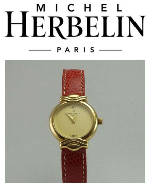 MICHEL HERBELIN GIRLS LEATHER BAND WATCH -7035 *** R 6,000-00 ***