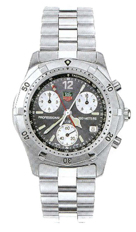 Tag Heuer Professional  200m - CK1113-0 - Stainless Steel Men's Watch - In Box