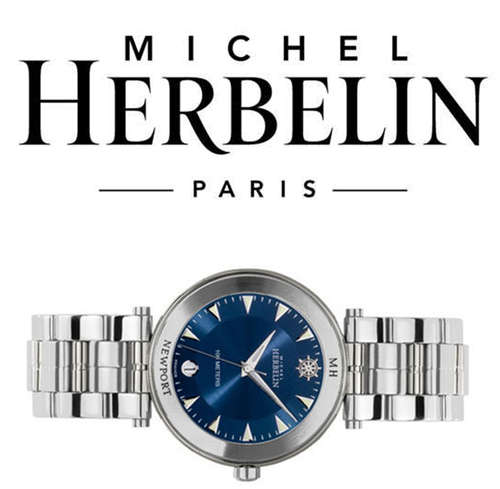 Michel Herbelin SS Blue Dial Men's Watch - Newport Marine Watch -12286/B15 - Current models
