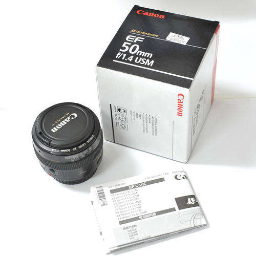 Canon EF 50mm f/1.4 Lens USM Ultrasonic - Fits 350D 400D D1 450D 1000D 550D 50D - all Canon DSLRs