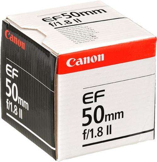 Canon EF 50mm f/1.8 II Lens - Fits 350D 400D D1 450D 1000D 550D 50D - all Canon DSLRs