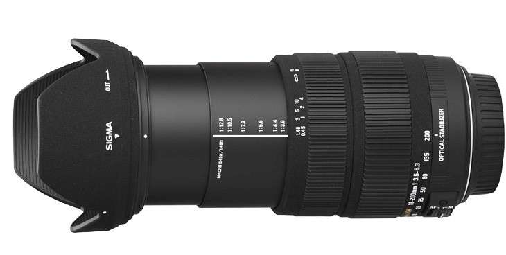 SIGMA 18-200mm F3.5-6.3 DC OS HSM for Canon DSLR Cameras - OPTICAL STABILIZER