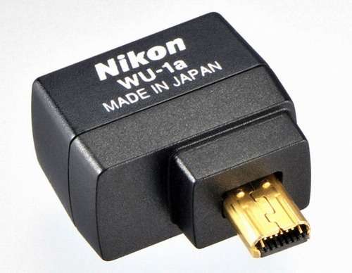 Nikon Genuine WU-1A Wireless Mobile Adapter - Works with D7100, D3300, D5200, D3200