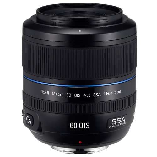 Samsung 60mm OIS f/2.8 Macro SSA Lens Black for Galaxy NX NX30 NX300 NX2000 NX3000
