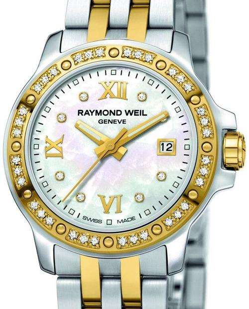 Raymond Weil Women's 5399-SPS-00995 Tango Diamonds Watch - Box Papers Complete Diamond Certificate