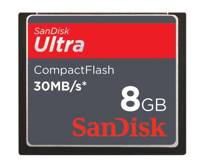 SanDisk Ultra CompactFlash 30MB/s - SANDISK - 8GB - Memory Card