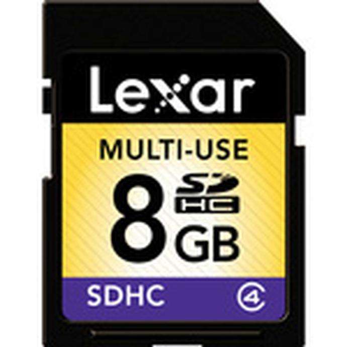 Lexar Multi-Use 8GB SDHC Flash Memory Card - 3 X Cards on Auction - Bid is per card