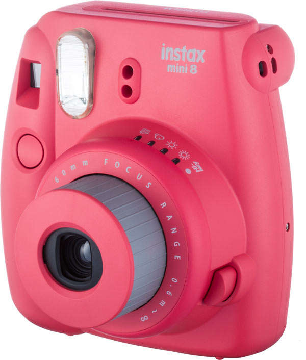 Fujifilm Instax Mini 8 Instant Camera - RASPBERRY - Grab one handy for holidays Instant pictures