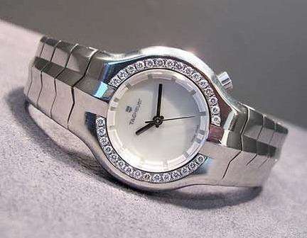 Ladies Tag Heuer Electric White Dial Diamond Bezel Alter Ego Ladies Watch - WP1317