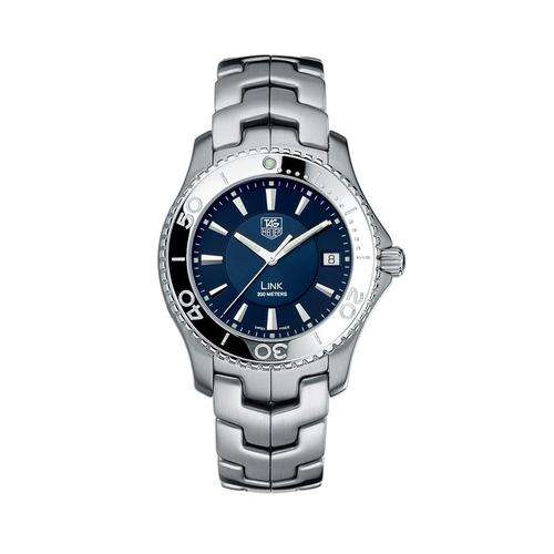 TAG Heuer Men's Blue Dial WJ1112 Link Quartz Stainless Steel Diver's Watch