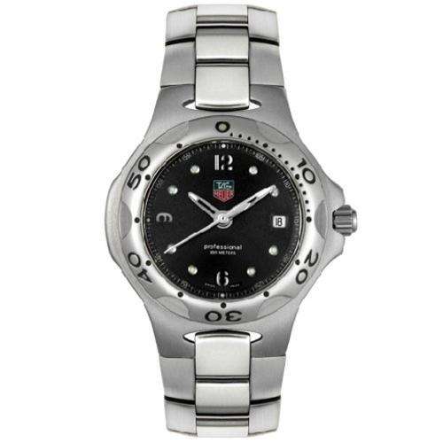 Tag Heuer Kirium Chronograph Black Dial WL1112 Stainless Steel Mens Wrist Watch