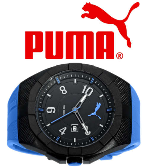 Puma Men's Iconic Blue Silicone Analog Quartz Watch - PU103501004  - BRAND NEW *** PUMA ***