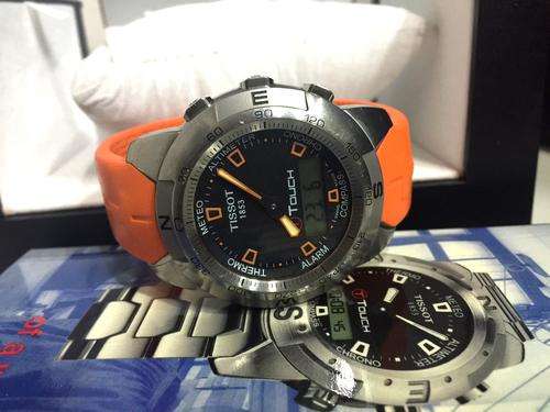 GENUINE TISSOT T-TOUCH TITANIUM WATCH IN BOX (Pre-owned)