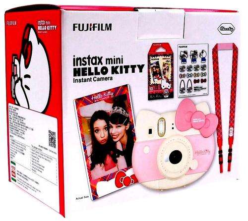 Fujifilm Instax Mini HELLO KITTY Bundle Instant Camera in Box (PINK) - Comes with 10 Film Pack Free