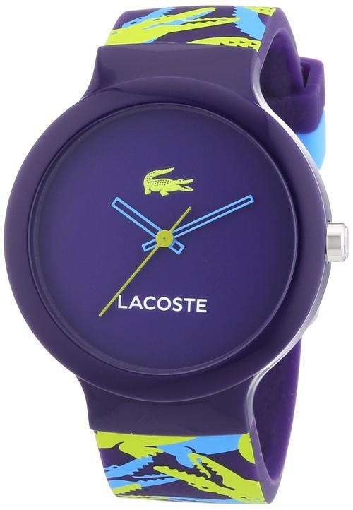 Lacoste Goa Purple Dial Purple Rubber Unisex Watch 2020061