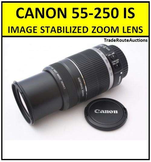 Canon EF-S 55-250m f/4-5.6 IS  - IMAGE STABILIZER LENS for CANON DSLR Cameras