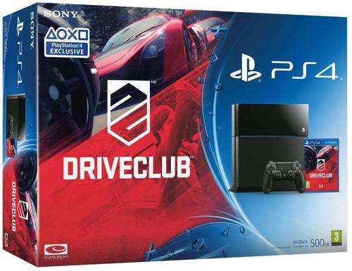 Sony PlayStation 4 console Black Color size 500GB Bundle with DriveClub PS4 game BUNDLE BRAND NEW