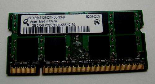 LAPTOP NOTEBOOK RAM - 1GB DDR2 - UPGRADE