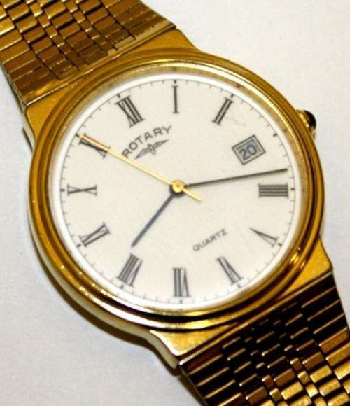 ROTARY MEN'S WATCH - GOLD PLATED - SINCE 1895 IN BOX