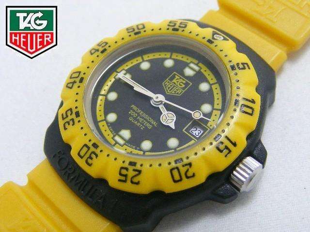 TAG HEUER F1 Ladies Yellow & Black Watch - Mint Condition