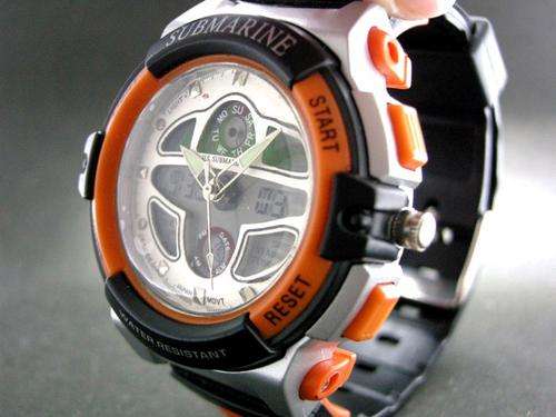 U.S. Submarine U.S.S. Holland Chrono Alarm Quartz Watch