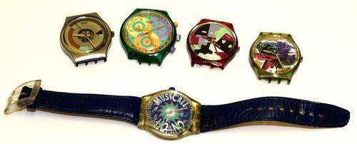 5 X WORKING SWATCH - FOR SPARES OR REPAIRS - SOLD "Voetstoots"