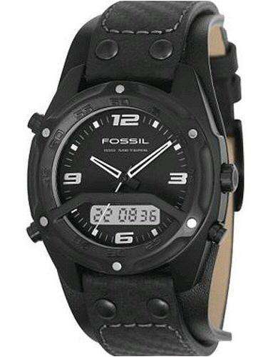 New Fossil, Ana Dig Mens Alarm Stopwatch BQ9297