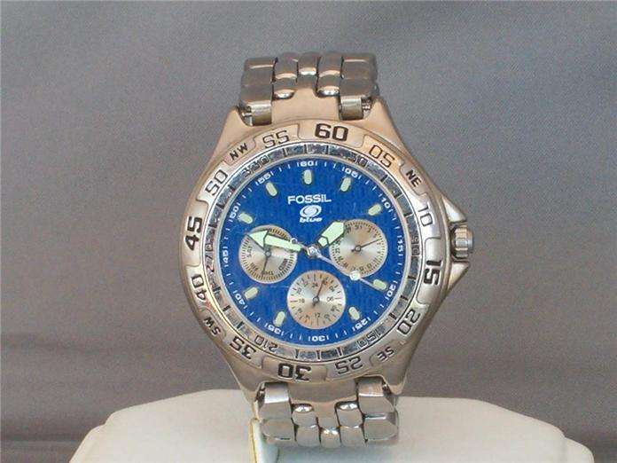Fossil BQ8795 Blue Multifunction Mens watch