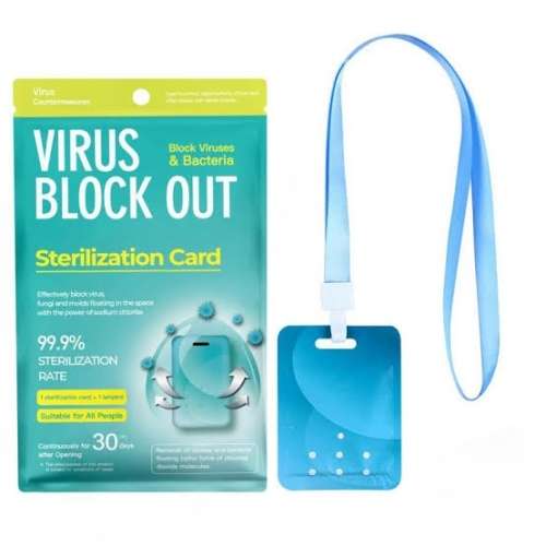 VIRUS DISINFECTANT CARD