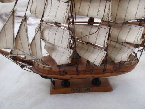 WOOD MODEL OF THE MAYFLOWER