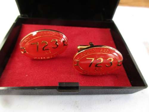 SET 4 SOUTH AFRICAN RAILWAYS  PAIRS CUFFLINKS