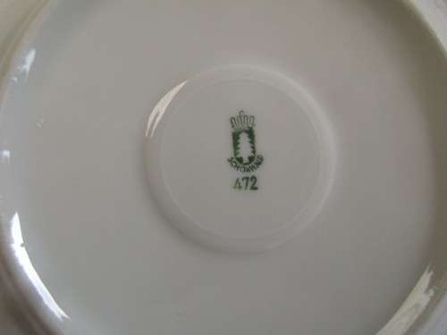 SET DEMI TASSE 5 COFFEE CUPS AND SAUCERS WITH MILK JUG SUGAR BOWL AND COFFEE POT SCHONWALD