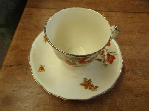 6 ALFRED MEAKIN MARIGOLD CUPS AND SAUCERS