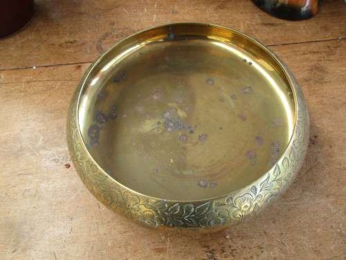 INDIAN BRASS  VASE